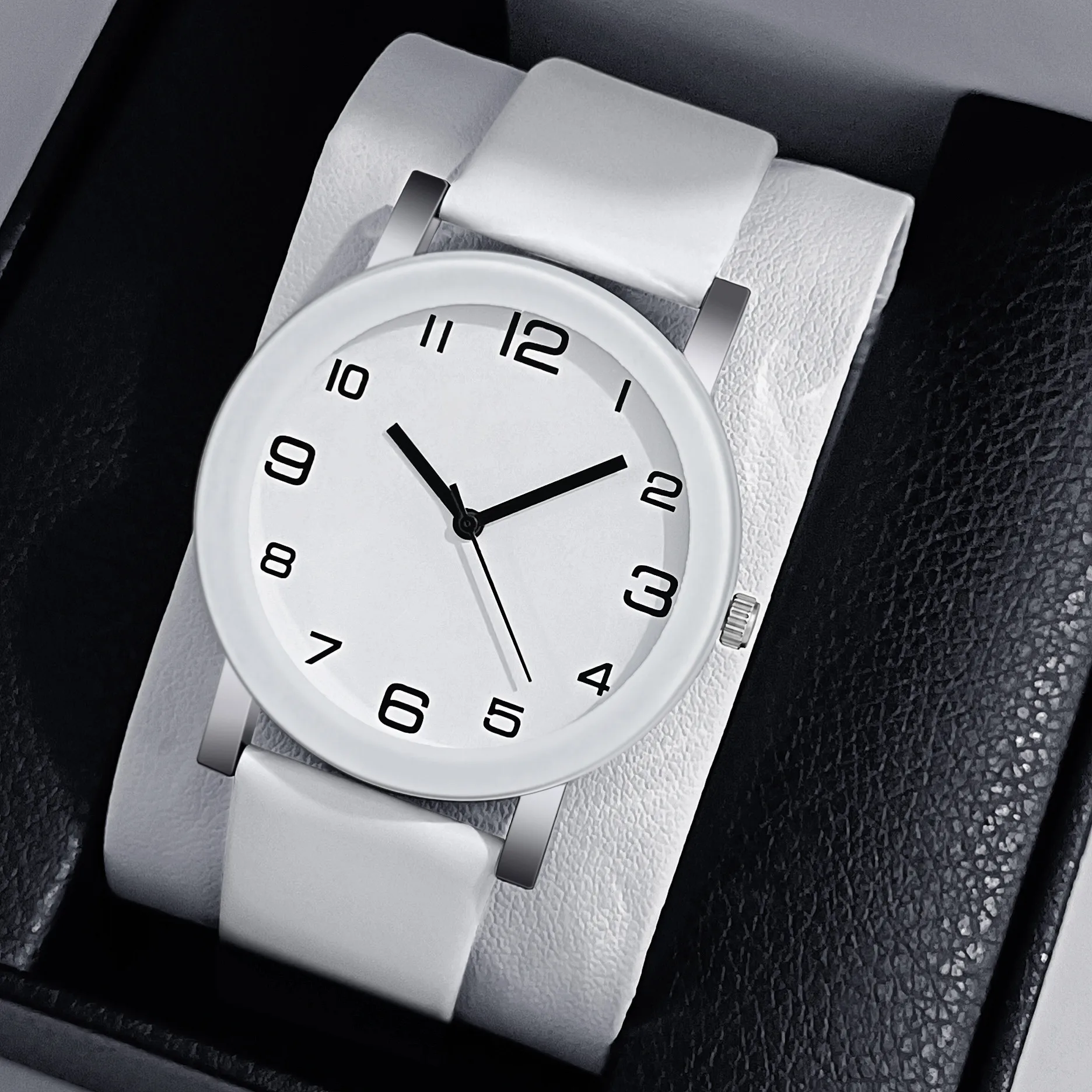 Top Brand Luxury Men Watch Casual Leather Quartz Men's Watches Simple Round Dial Male Wristwatch Clock Gift Montre Homme