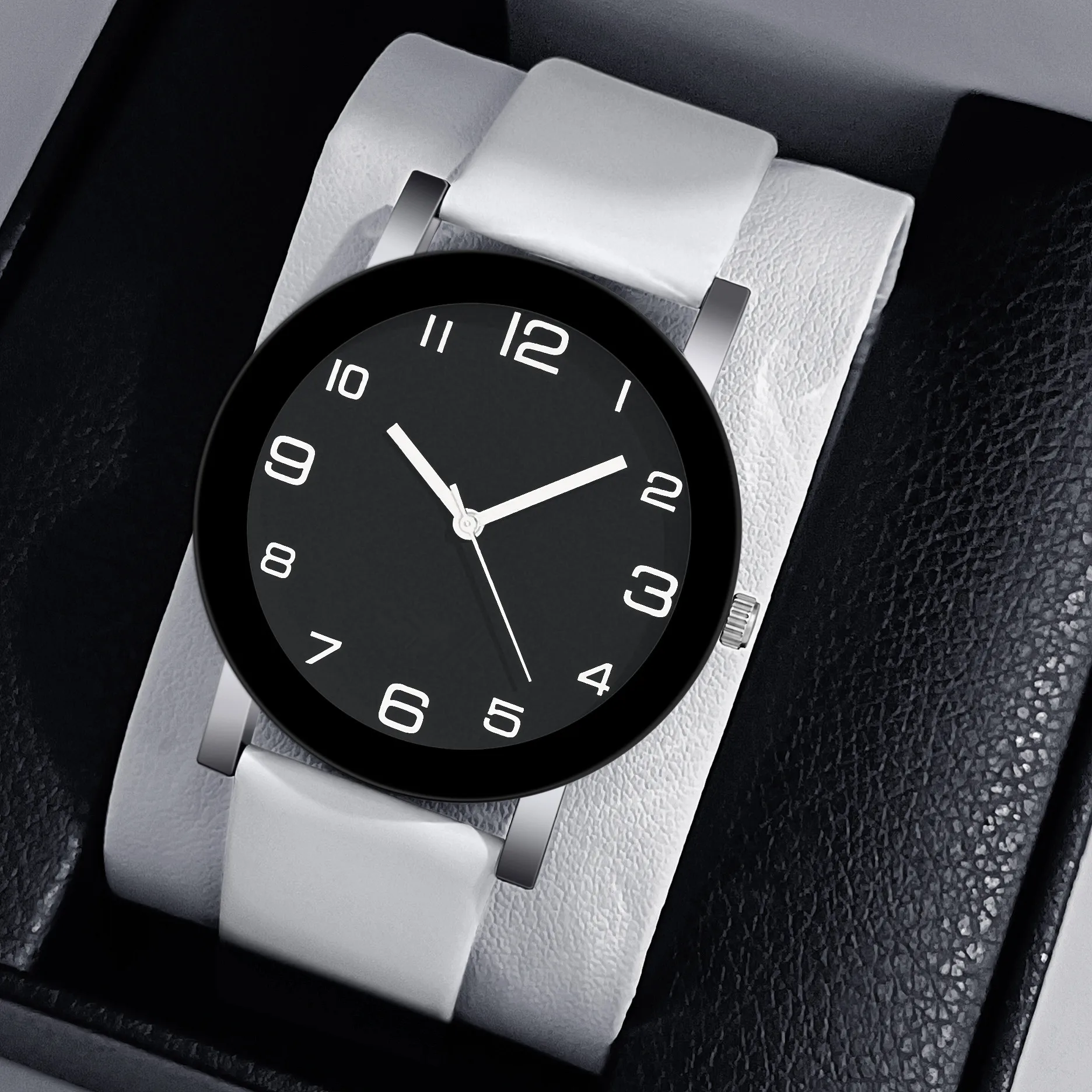 Top Brand Luxury Men Watch Casual Leather Quartz Men's Watches Simple Round Dial Male Wristwatch Clock Gift Montre Homme