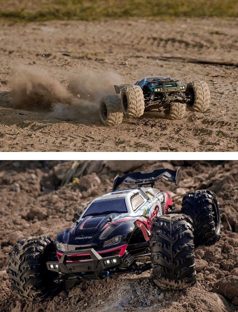 ZWN 1:16 70KM/H Or 50KM/H 4WD RC Car With LED Remote Control Cars High Speed Drift Monster Truck for Kids Vs Wltoys 144001 Toys