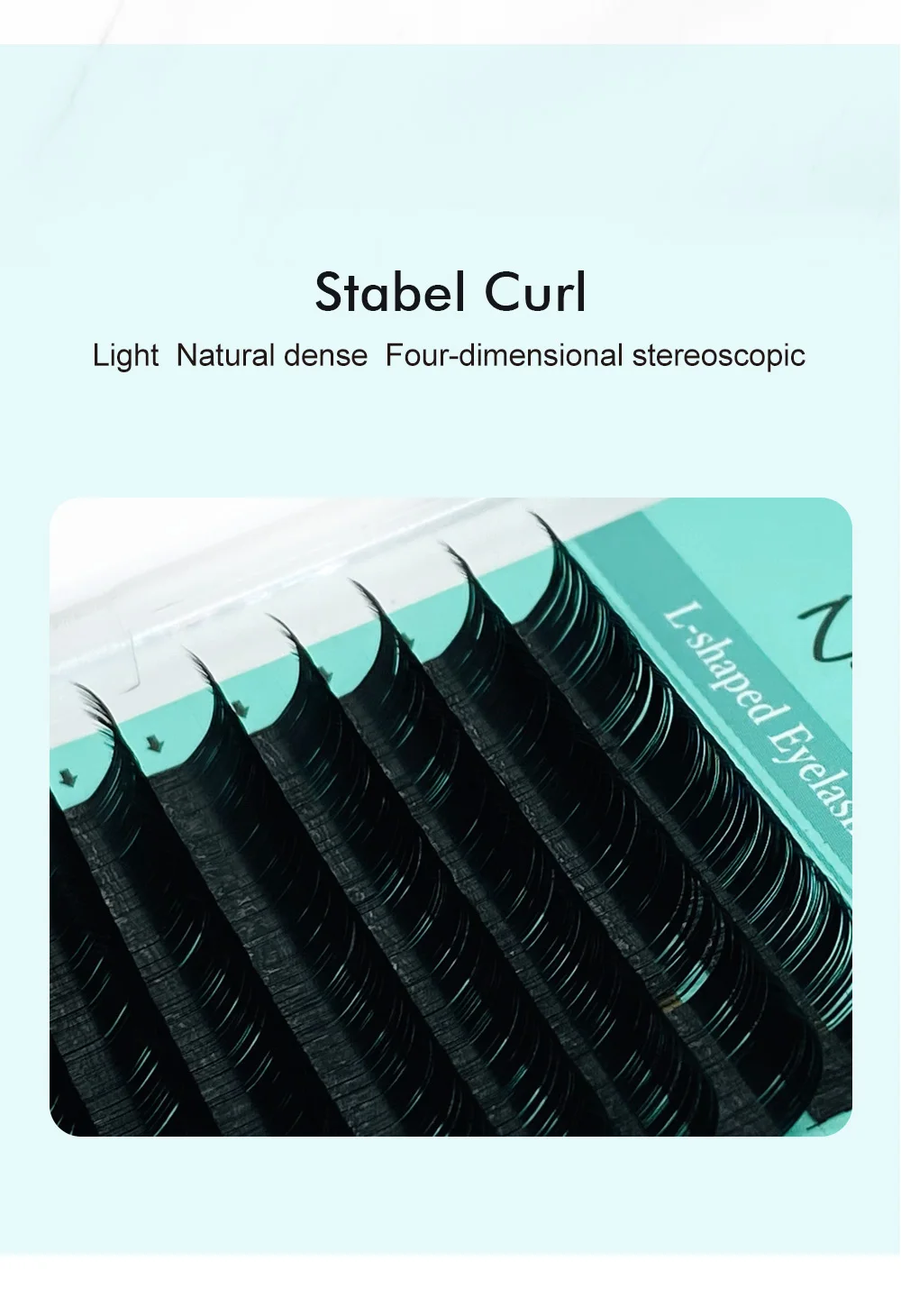 NATUHANA Matte Black Individual L/L+/LC/LD/LU(M)/N Curl Eyelashes Extension False Mink Lashes Soft Faux Silk Eyelashes Makeup