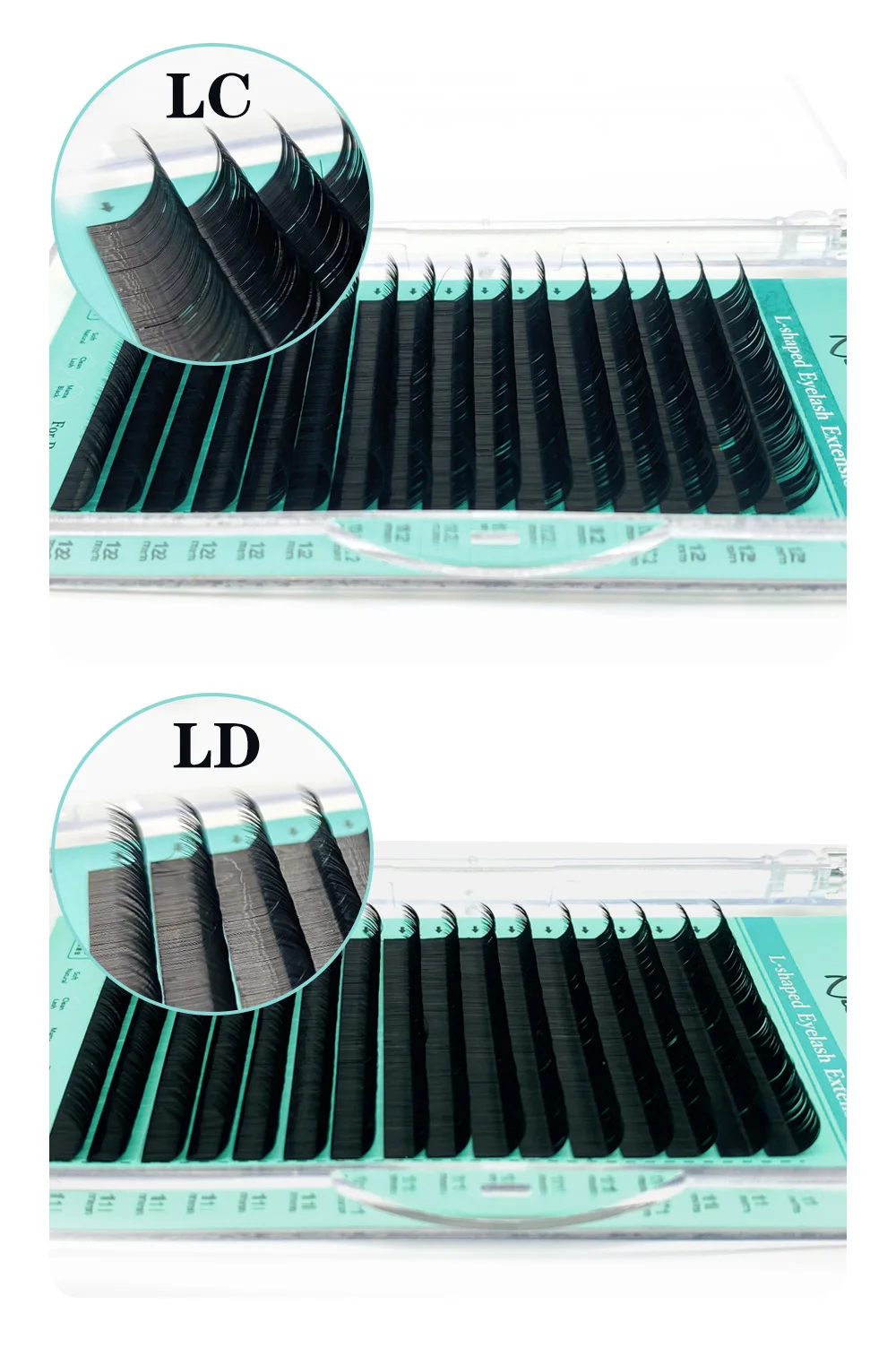 NATUHANA Matte Black Individual L/L+/LC/LD/LU(M)/N Curl Eyelashes Extension False Mink Lashes Soft Faux Silk Eyelashes Makeup