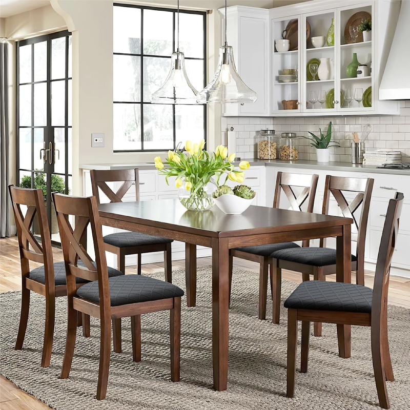 WaterProof Chair Seat Cover Dining Room Chair Covers Removable Washable Elastic Cushion Covers for Upholstered Dining Chair