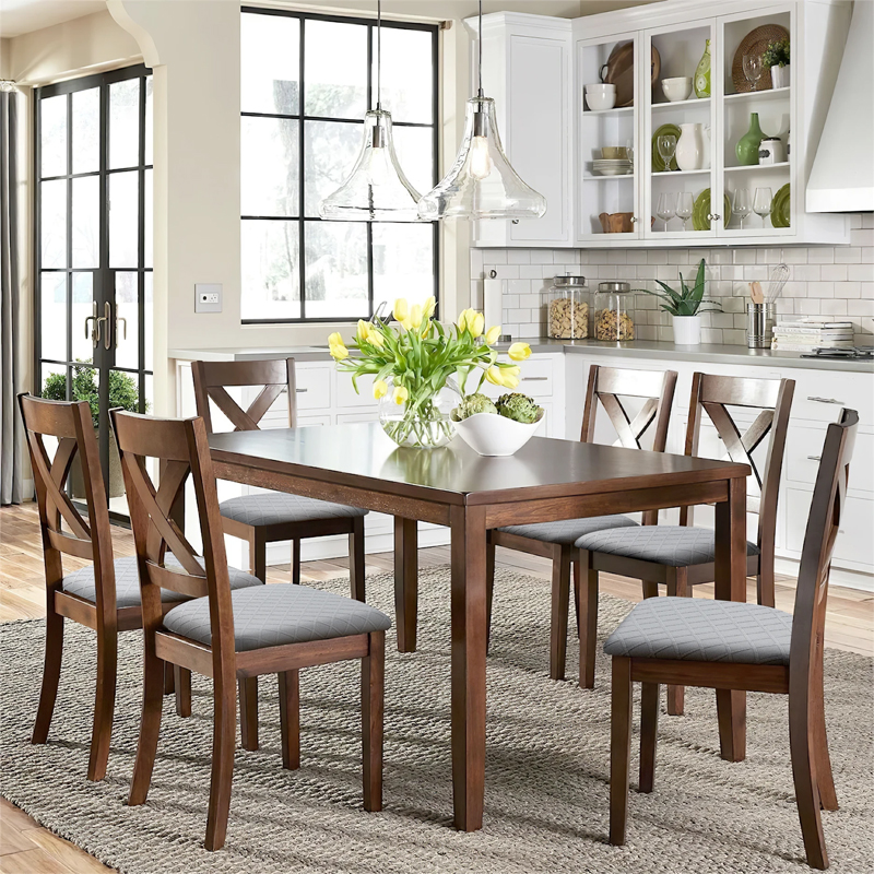 WaterProof Chair Seat Cover Dining Room Chair Covers Removable Washable Elastic Cushion Covers for Upholstered Dining Chair