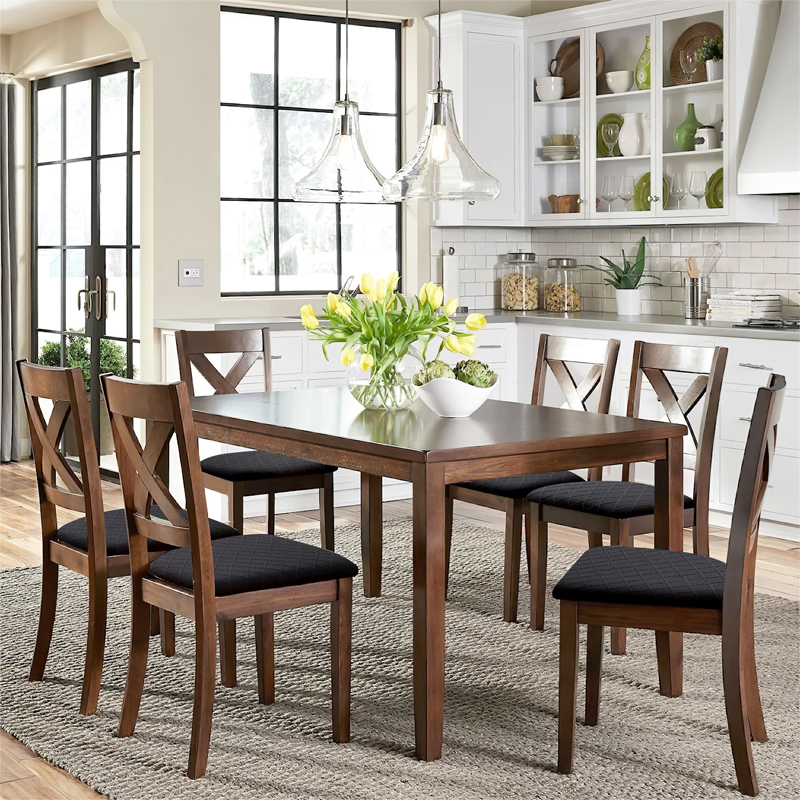 WaterProof Chair Seat Cover Dining Room Chair Covers Removable Washable Elastic Cushion Covers for Upholstered Dining Chair