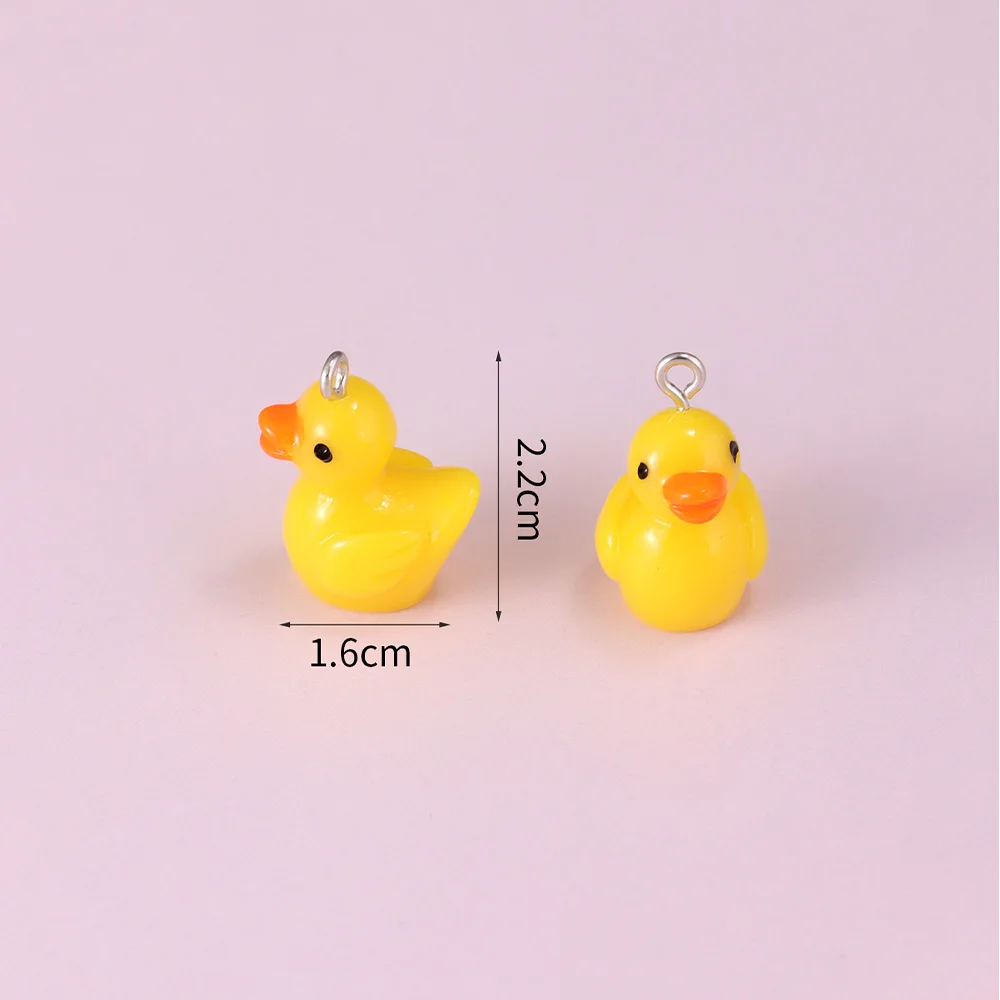 10pcs Resin Imitation Strawberry Shape Charms For DIY Key Chain Necklace Pendants Ornament Jewelry Making Accessories