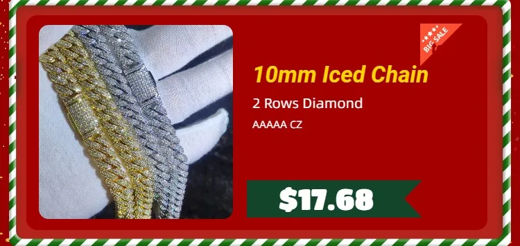 Luxury Jewelry 24mm Diamond Chain Men Iced Out Bling CZ Silver/Gold Plated Rapper Hip Hop Thick Cuban Link Necklace Gift for Him