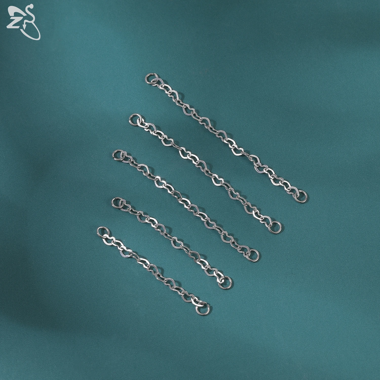 ZS 1 PC Gold Color Stainless Steel Nose Chain 17/24/32/35/40/45/50MM Tassel Ear Helix Bridge Piercing Chains Accessories Jewelry