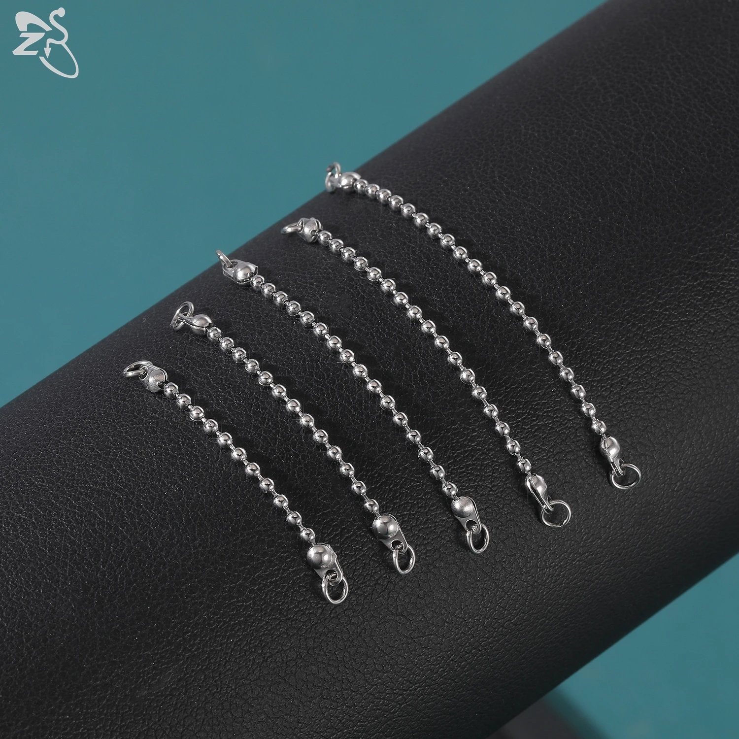 ZS 1 PC Gold Color Stainless Steel Nose Chain 17/24/32/35/40/45/50MM Tassel Ear Helix Bridge Piercing Chains Accessories Jewelry