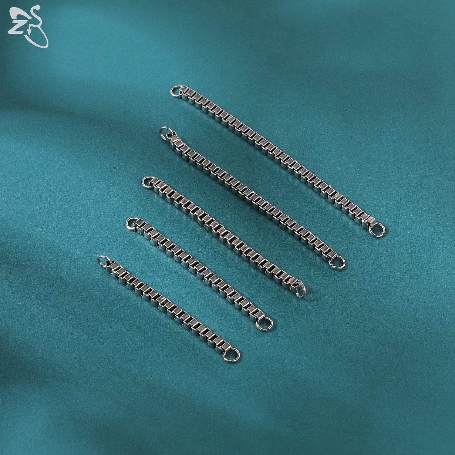 ZS 1 PC Gold Color Stainless Steel Nose Chain 17/24/32/35/40/45/50MM Tassel Ear Helix Bridge Piercing Chains Accessories Jewelry