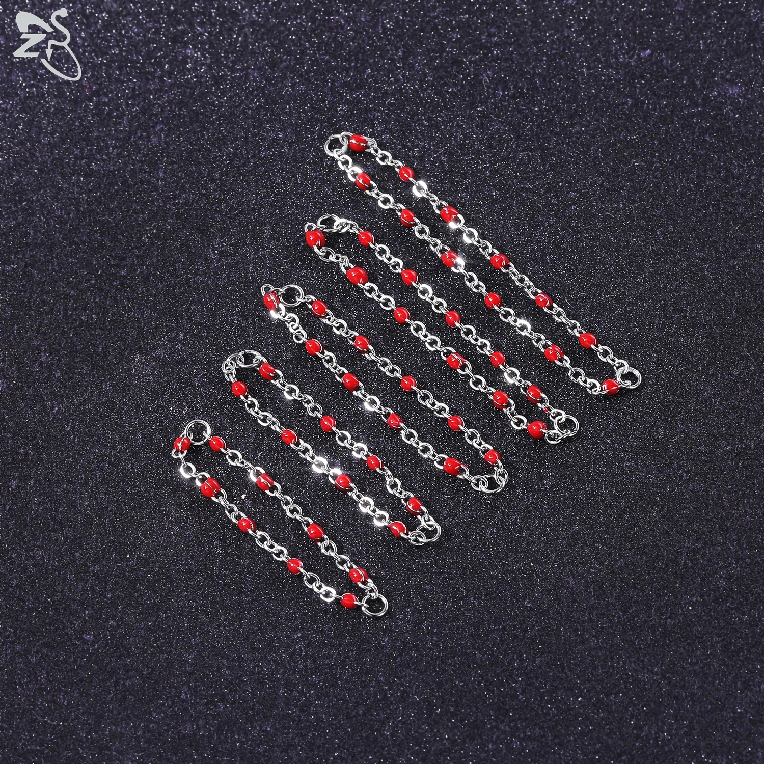 ZS 1 PC Gold Color Stainless Steel Nose Chain 17/24/32/35/40/45/50MM Tassel Ear Helix Bridge Piercing Chains Accessories Jewelry