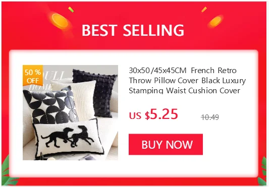 45x45CM Brown Vintage Nordic Throw Pillow Cover Cream Light luxury Sofa Cushion Waist Cover Simple Decorative Pillowcase