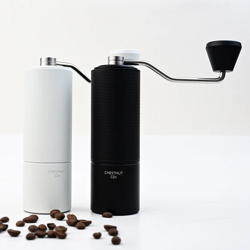 TIMEMORE Chestnut C2S Manual Coffee Grinder New Upgrade Integrated Metal Body Portable Hand Grinder Great For Travel Camping