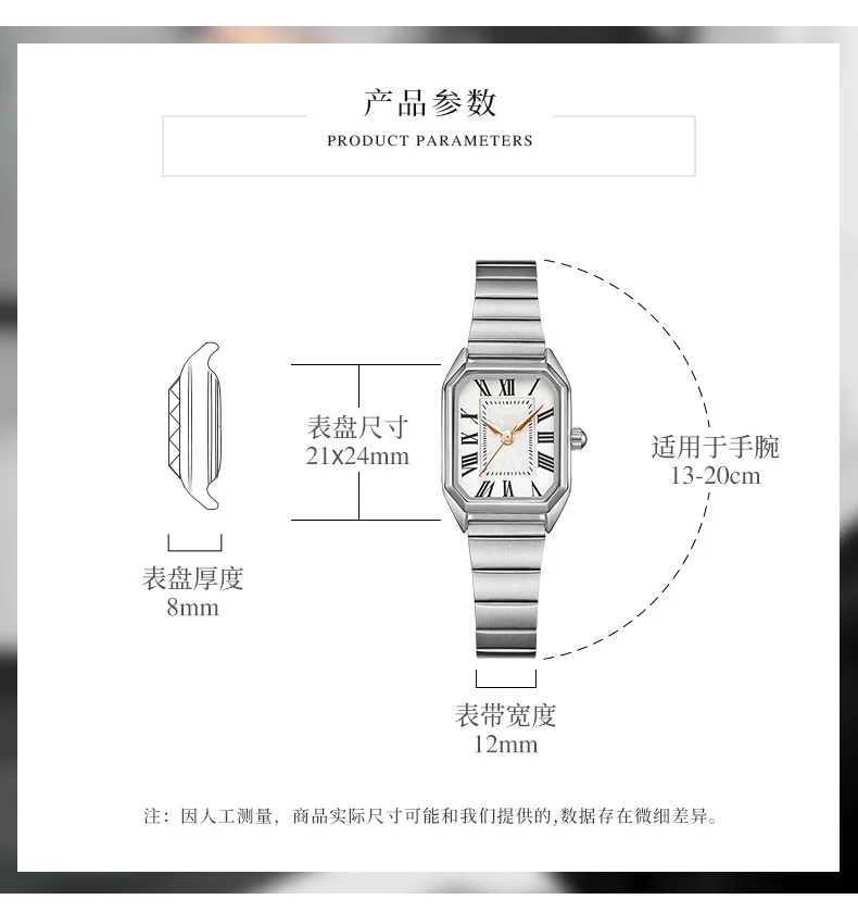 Dropshipping Luxury Women Quartz Watch Casual Fashion  Stainless Steel Strap Wristwatch Relojes Para Mujer Ladies Gifts
