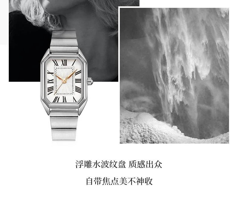 Dropshipping Luxury Women Quartz Watch Casual Fashion  Stainless Steel Strap Wristwatch Relojes Para Mujer Ladies Gifts