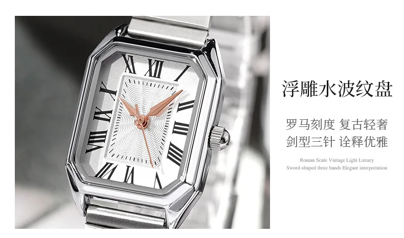 Dropshipping Luxury Women Quartz Watch Casual Fashion  Stainless Steel Strap Wristwatch Relojes Para Mujer Ladies Gifts