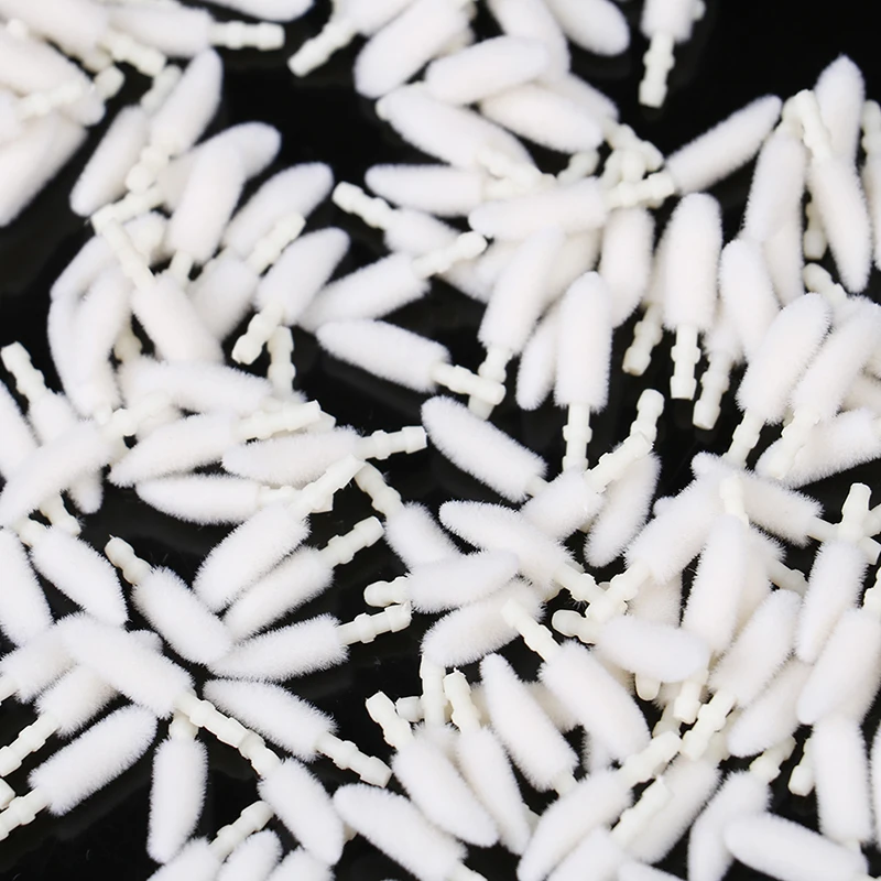 1000pcs Disposable Lip Brush Cotton Head Replacement Head for Lipstick Applicator Makeup Tool For Eyelashes Extension