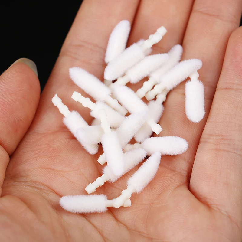 1000pcs Disposable Lip Brush Cotton Head Replacement Head for Lipstick Applicator Makeup Tool For Eyelashes Extension
