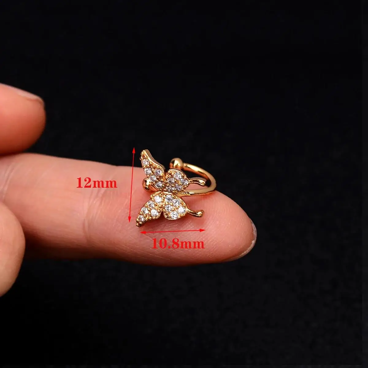 1Pc Fashion Crystal cz Star Leaf Clip Earrings for Women Men Creative Simple C Ear Cuff Non-Piercing Ear Clip 2024 Trend Jewelry