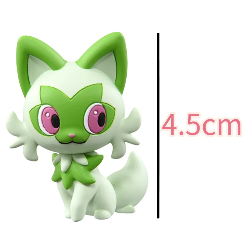 Newest TOMY Pokemon Figures Skeledirge Meowscarada Quaquaval Charcadet Pokémon Scarlet Violet Paldea Region Collection Gift