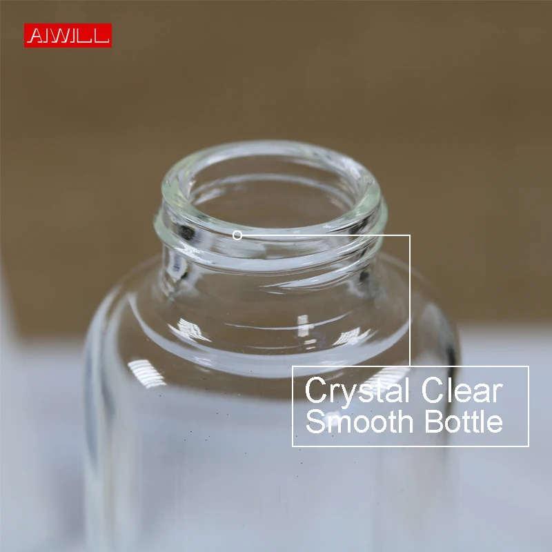 AIWILL Hot Selling Glass Sport Water Bottle With Protective Bag 280ml / 360ml / 550ml Fruit Outdoor Bike Bottles High Quality