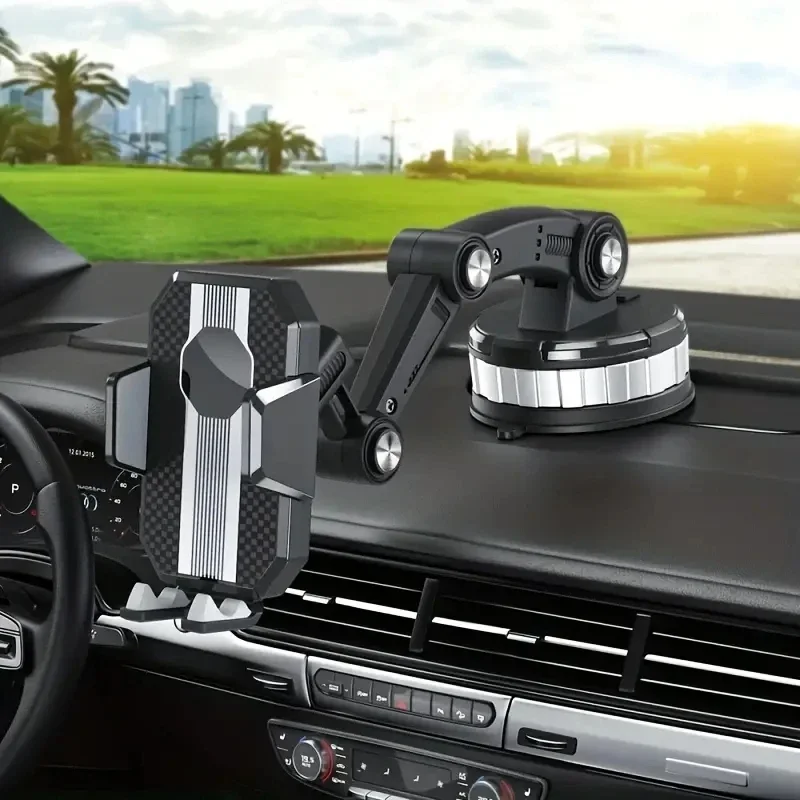 360°Rotating Car Sucker Phone Holder Driving Car Phone Stand Bracket Universal GPS Navigation Mount For iPhone Xiaomi Samsung