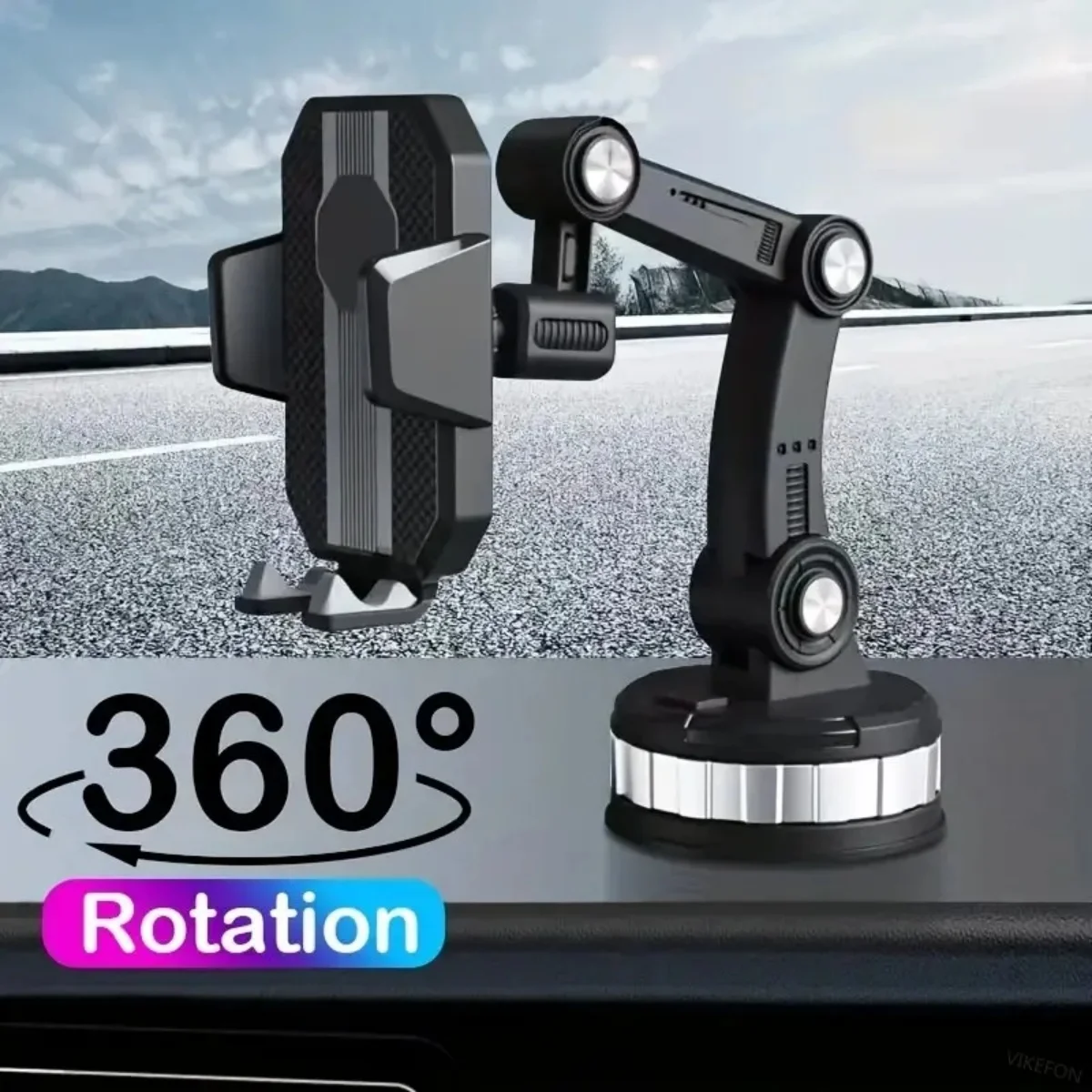 360°Rotating Car Sucker Phone Holder Driving Car Phone Stand Bracket Universal GPS Navigation Mount For iPhone Xiaomi Samsung