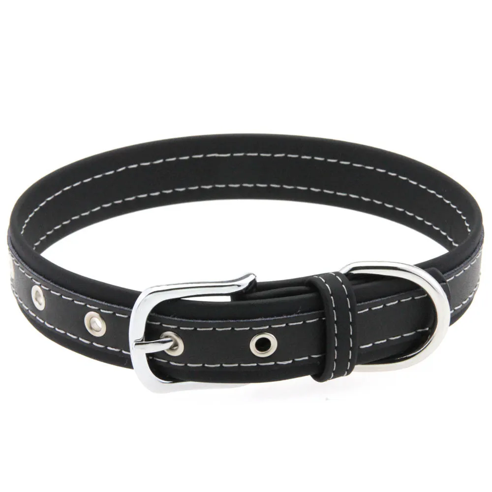 Black Leather Choker Collar For Women Human Punk Chocker Necklace Goth Cosplay Accessoies Rave Festival Jewelry