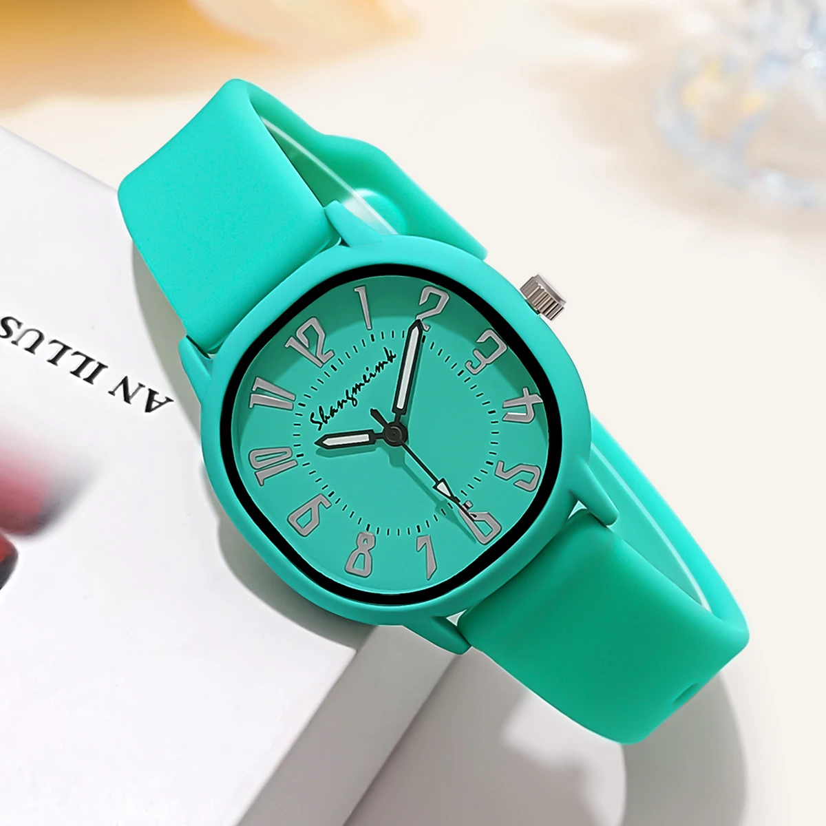 Fashion Women's Watch Silicone Strap Wristwatch Quartz Watches For Women Clock Ladies Watch Gift Reloj Mujer relojes de mujer