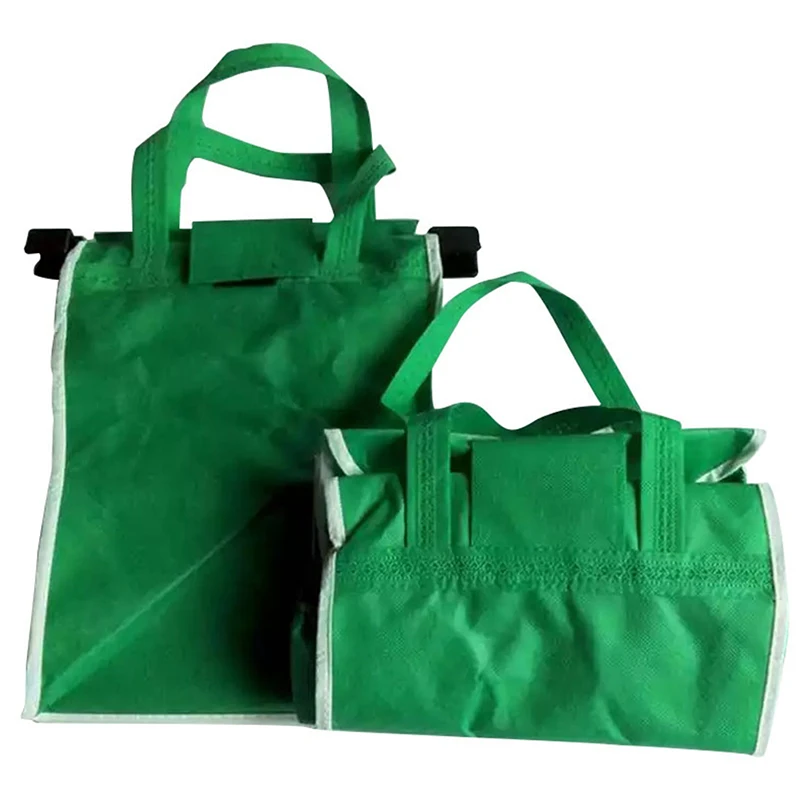 Supermarket Shopping Bag Eco Friendly Trolley Tote Thicken Cart Bags Large Capacity Handbags Foldable Reusable Women Cart Bag