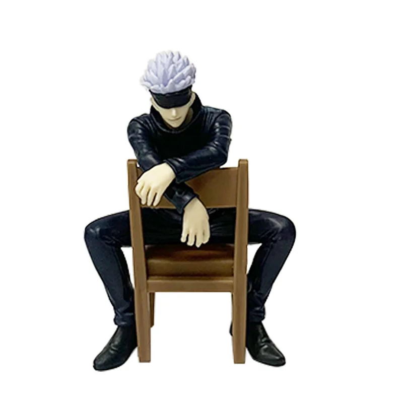11cm New Gojo Satoru Anime Jujutsu Kaisen Action Figure Itadori Yuji Seated Noodle Stopper Model Toys Japanese Dolls Hobbies