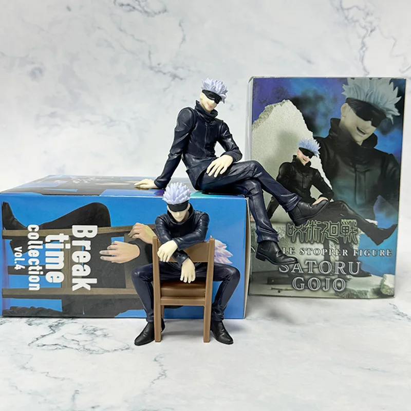 11cm New Gojo Satoru Anime Jujutsu Kaisen Action Figure Itadori Yuji Seated Noodle Stopper Model Toys Japanese Dolls Hobbies