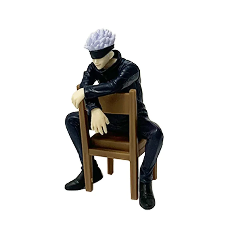 11cm New Gojo Satoru Anime Jujutsu Kaisen Action Figure Itadori Yuji Seated Noodle Stopper Model Toys Japanese Dolls Hobbies