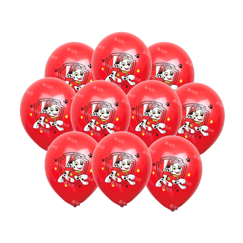 10Pcs Paw Patrol Latex Balloon Set Party Supplies Boy GirlBirthday Party Baby Shower Party Decorations Kid Toys Classic Toys