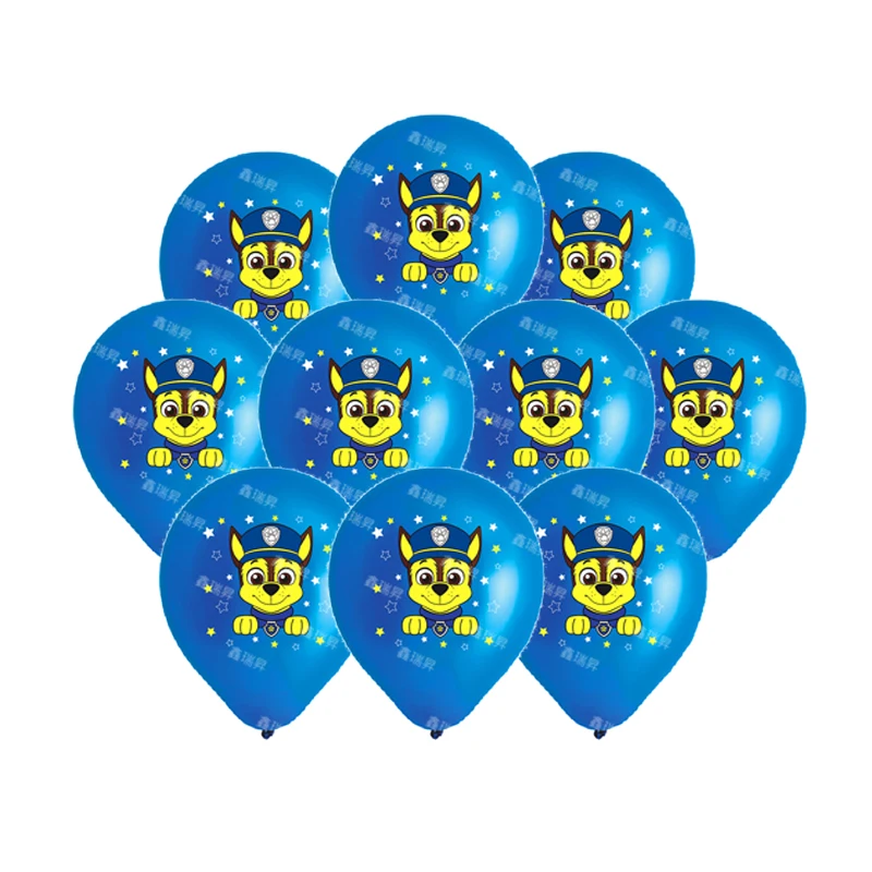 10Pcs Paw Patrol Latex Balloon Set Party Supplies Boy GirlBirthday Party Baby Shower Party Decorations Kid Toys Classic Toys