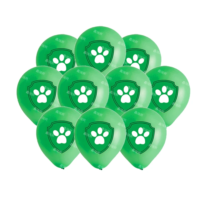 10Pcs Paw Patrol Latex Balloon Set Party Supplies Boy GirlBirthday Party Baby Shower Party Decorations Kid Toys Classic Toys