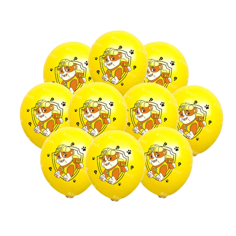 10Pcs Paw Patrol Latex Balloon Set Party Supplies Boy GirlBirthday Party Baby Shower Party Decorations Kid Toys Classic Toys