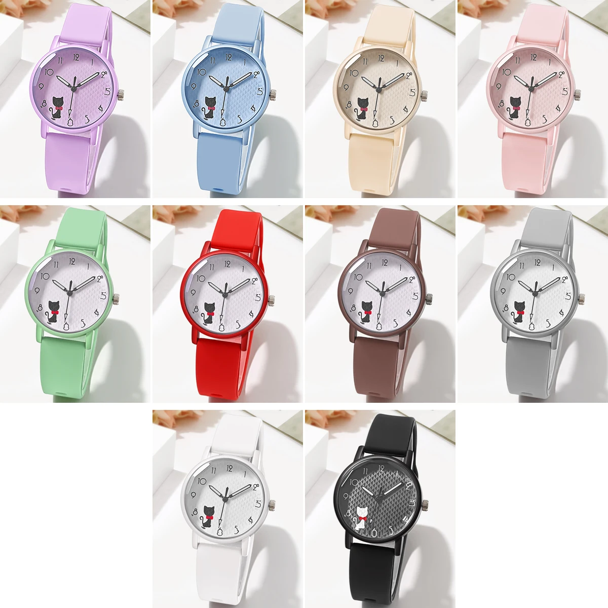 Women Watch Casual Wristwatch Quartz Watches For Women Clock Ladies Silicone Strap Watches Gift Reloj Mujer relogio feminino