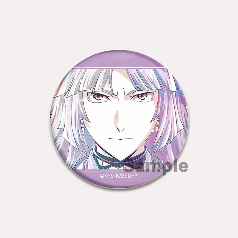 Nakajima Atsushi Dazai Osamu Ryunosuke Akutagawa Izumi Kyouka Nakahara Chuya Cute Brooch Pins Comic Characters Badge on Backpack