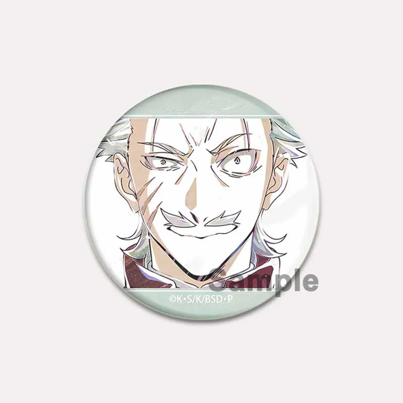Nakajima Atsushi Dazai Osamu Ryunosuke Akutagawa Izumi Kyouka Nakahara Chuya Cute Brooch Pins Comic Characters Badge on Backpack
