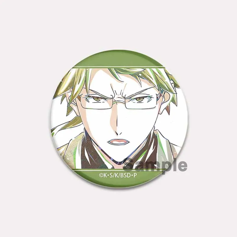 Nakajima Atsushi Dazai Osamu Ryunosuke Akutagawa Izumi Kyouka Nakahara Chuya Cute Brooch Pins Comic Characters Badge on Backpack