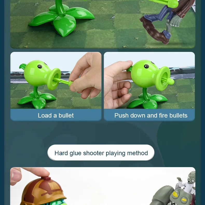 New Role PLANTS VS ZOMBIES 2 PVZ Toys Full Set Gift For Boys Box-packed Children's Dolls Action Figure Model Present Map