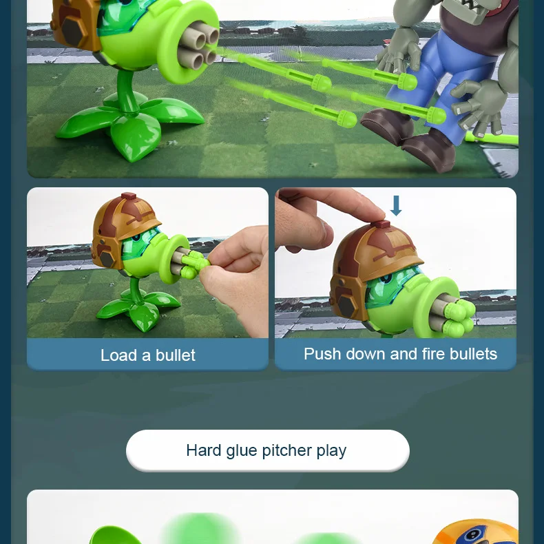 New Role PLANTS VS ZOMBIES 2 PVZ Toys Full Set Gift For Boys Box-packed Children's Dolls Action Figure Model Present Map