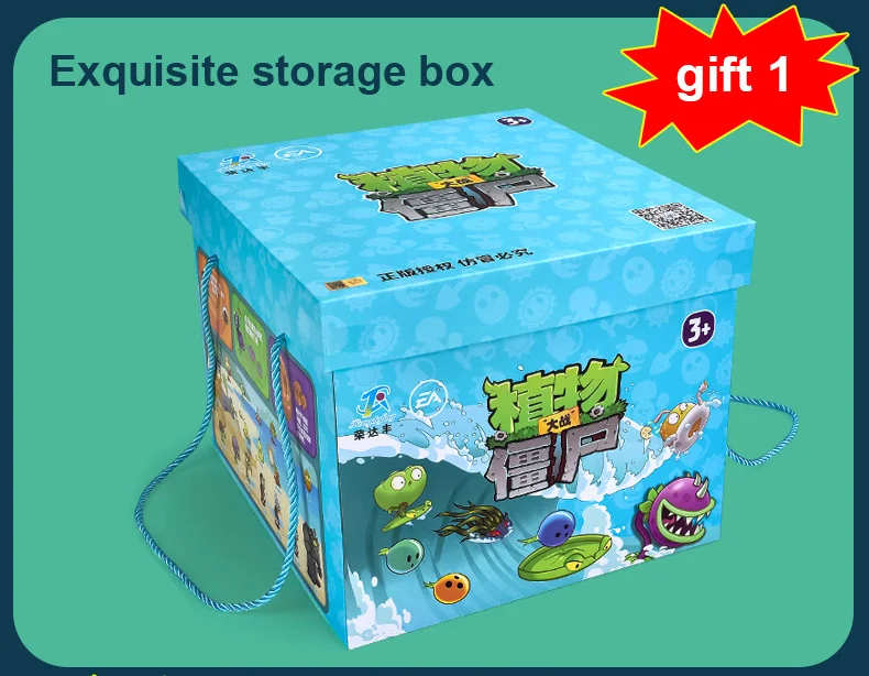 New Role PLANTS VS ZOMBIES 2 PVZ Toys Full Set Gift For Boys Box-packed Children's Dolls Action Figure Model Present Map