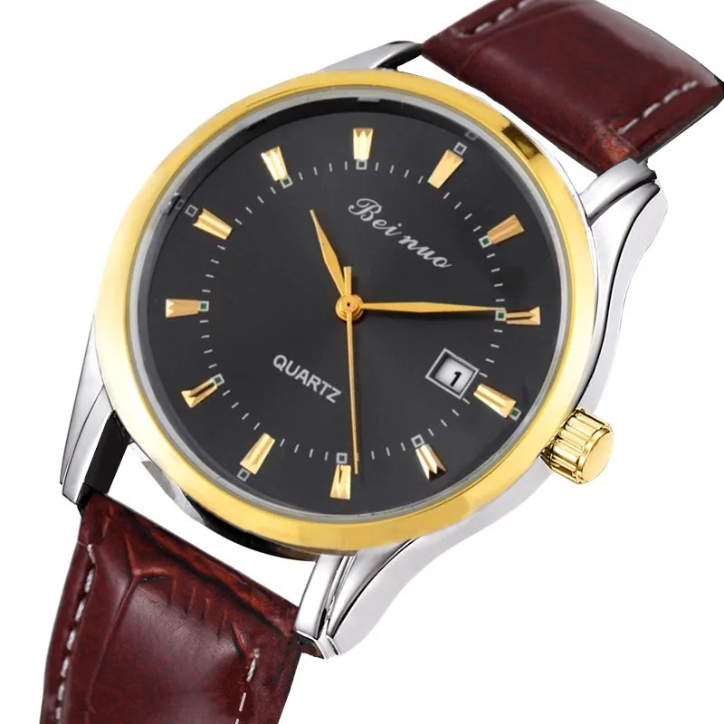 Top Brand Men's Watches Luxury Simple Quartz Wrist Watches for Men Leather Belt Fashion Business Male Clock Relogios Masculino