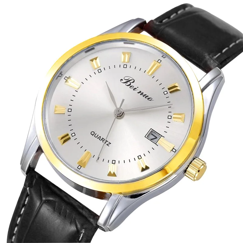 Top Brand Men's Watches Luxury Simple Quartz Wrist Watches for Men Leather Belt Fashion Business Male Clock Relogios Masculino