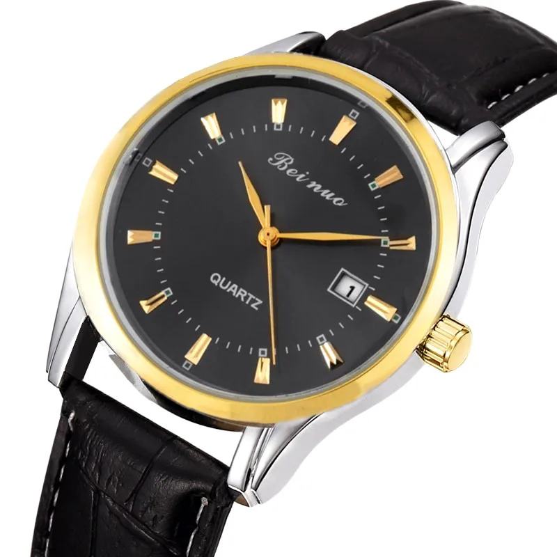 Top Brand Men's Watches Luxury Simple Quartz Wrist Watches for Men Leather Belt Fashion Business Male Clock Relogios Masculino