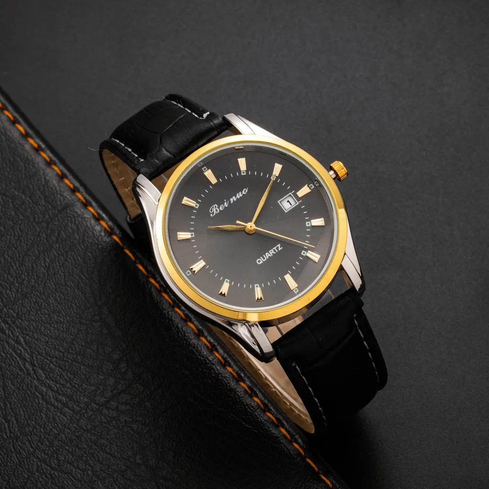 Top Brand Men's Watches Luxury Simple Quartz Wrist Watches for Men Leather Belt Fashion Business Male Clock Relogios Masculino