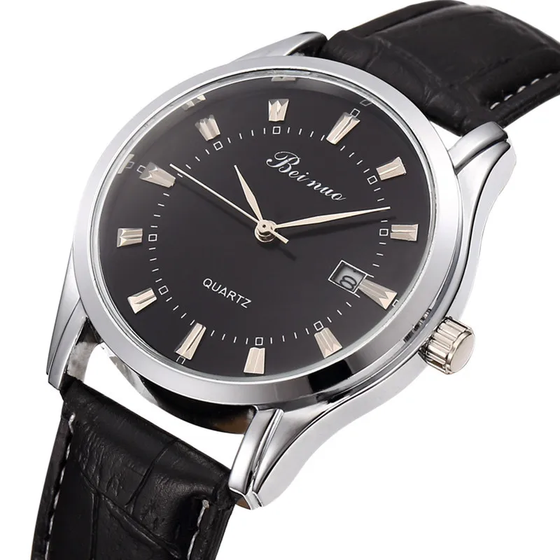 Top Brand Men's Watches Luxury Simple Quartz Wrist Watches for Men Leather Belt Fashion Business Male Clock Relogios Masculino