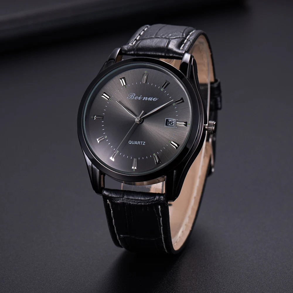 Top Brand Men's Watches Luxury Simple Quartz Wrist Watches for Men Leather Belt Fashion Business Male Clock Relogios Masculino