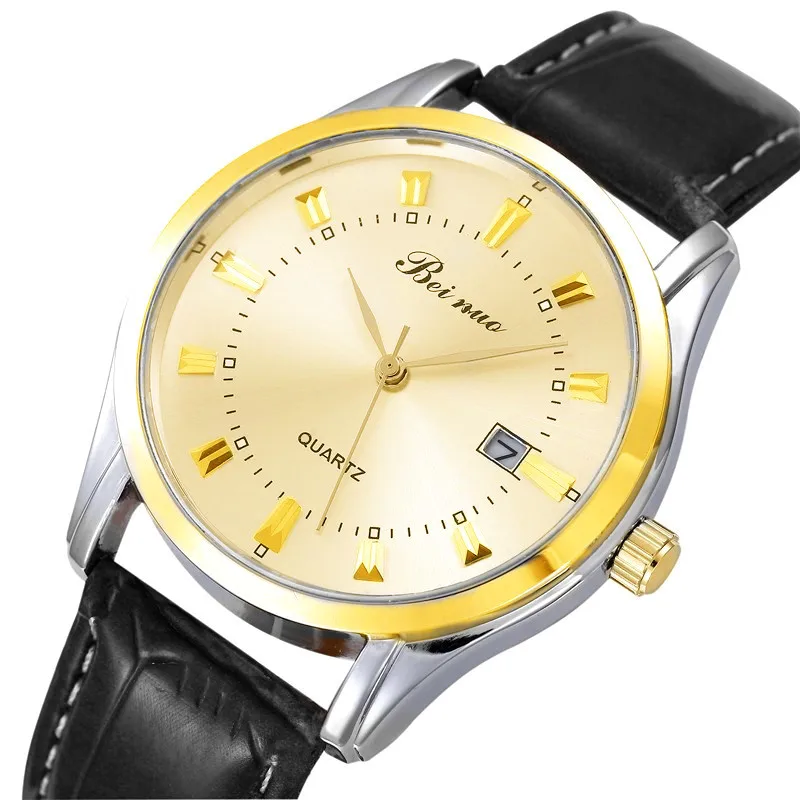 Top Brand Men's Watches Luxury Simple Quartz Wrist Watches for Men Leather Belt Fashion Business Male Clock Relogios Masculino